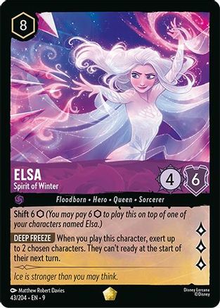 Elsa - Spirit of Winter (43/204) [Fabled] - Deck Out Gaming