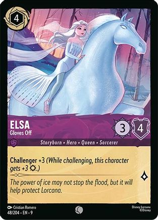 Elsa - Gloves Off (48/204) [Fabled] Cold Foil - Deck Out Gaming