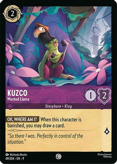 Kuzco - Wanted Llama (49/204) [Fabled] Cold Foil - Deck Out Gaming