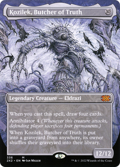 Kozilek, Butcher of Truth (Borderless) (336) [Double Masters 2022] foil - Deck Out Gaming