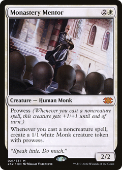 Monastery Mentor (21) [Double Masters 2022] - Deck Out Gaming