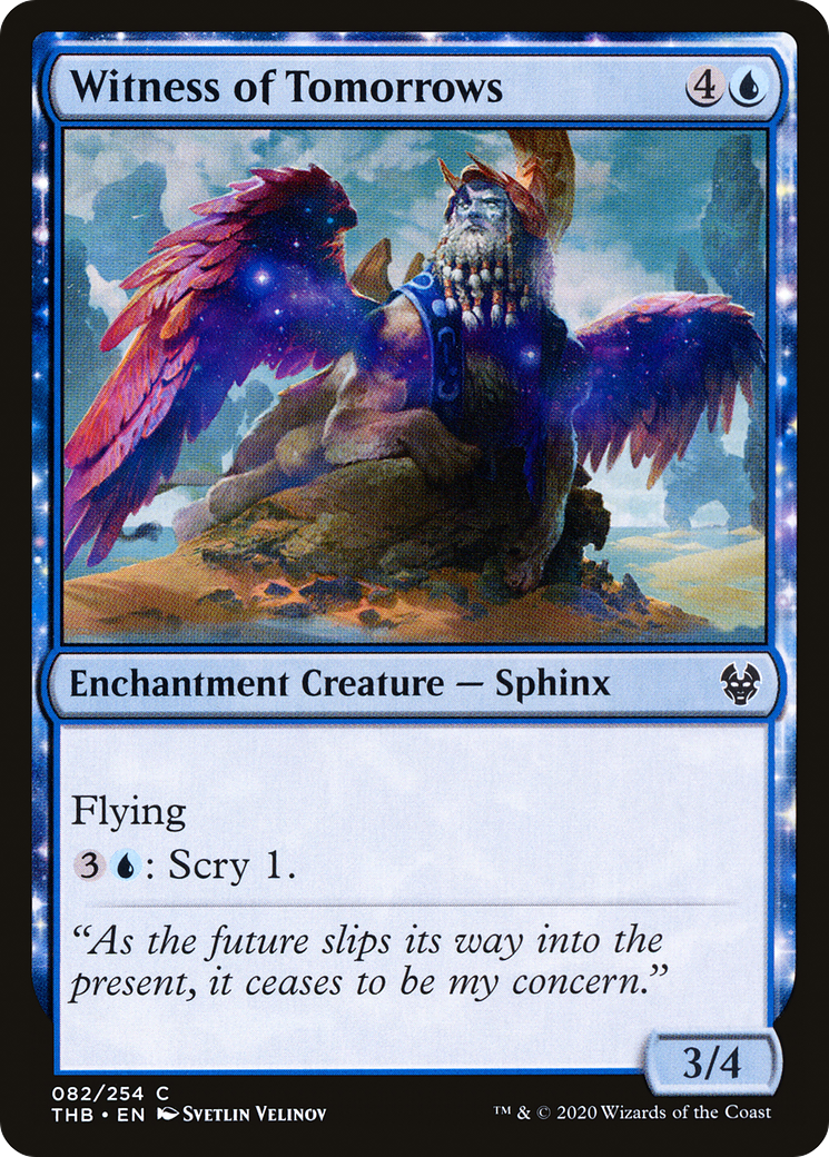 Witness of Tomorrows (82) [Theros Beyond Death] foil - Deck Out Gaming