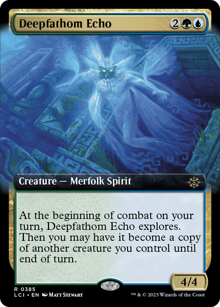 Deepfathom Echo (Extended Art) (385) [The Lost Caverns of Ixalan] - Deck Out Gaming