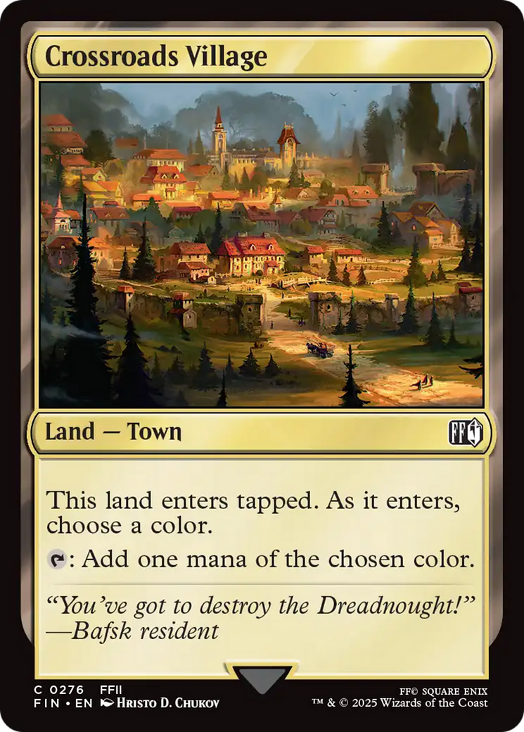 Crossroads Village (276) [FINAL FANTASY] foil - Deck Out Gaming