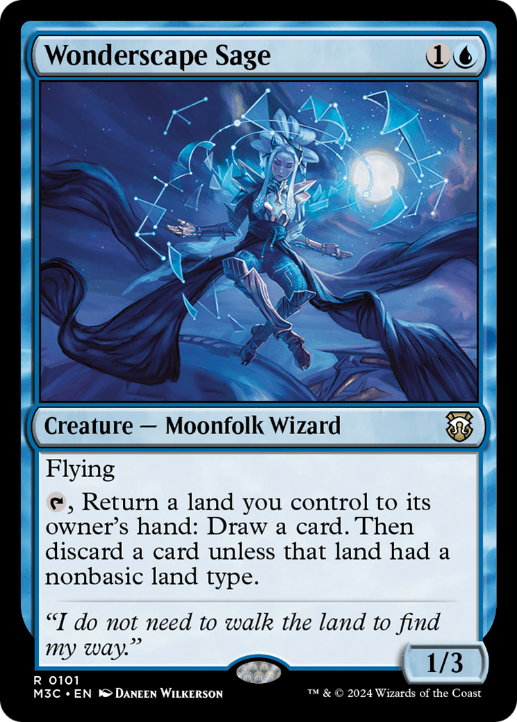 Wonderscape Sage (101) [Modern Horizons 3 Commander] - Deck Out Gaming
