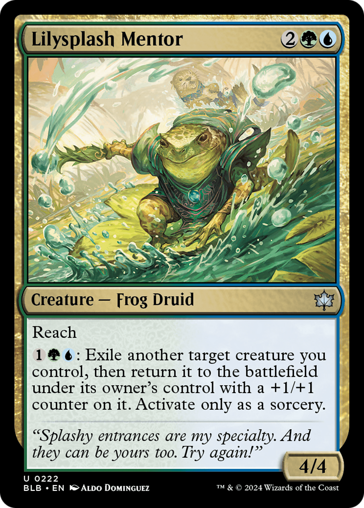 Lilysplash Mentor (222) [Bloomburrow] - Deck Out Gaming