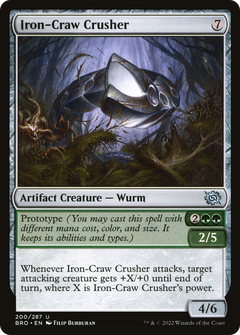 Iron-Craw Crusher (200) [The Brothers' War] foil - Deck Out Gaming