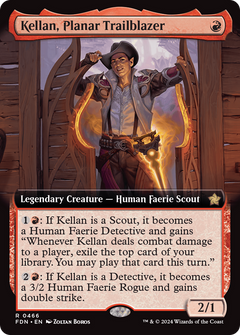 Kellan, Planar Trailblazer (Extended Art) (466) [Foundations] - Deck Out Gaming