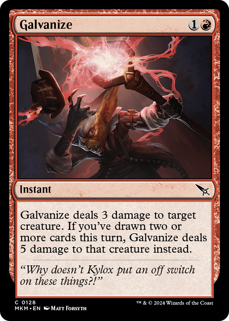 Galvanize (128) [Murders at Karlov Manor] - Deck Out Gaming