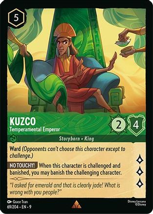 Kuzco - Temperamental Emperor (69/204) [Fabled] Cold Foil - Deck Out Gaming