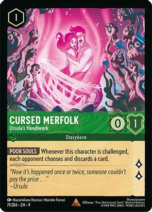 Cursed Merfolk - Ursula's Handiwork (71/204) [Fabled] - Deck Out Gaming