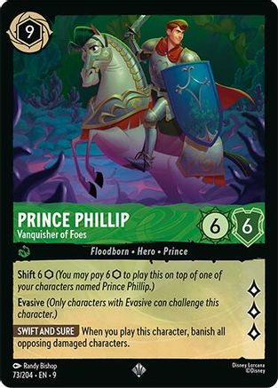 Prince Phillip - Vanquisher of Foes (73/204) [Fabled] - Deck Out Gaming