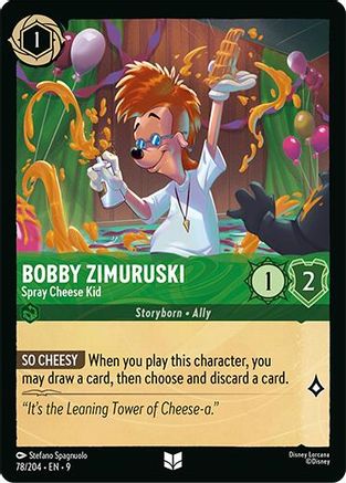 Bobby Zimuruski - Spray Cheese Kid (78/204) [Fabled] - Deck Out Gaming
