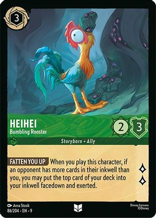 Heihei - Bumbling Rooster (86/204) [Fabled] - Deck Out Gaming