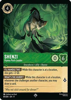 Shenzi - Hyena Pack Leader (87/204) [Fabled] - Deck Out Gaming