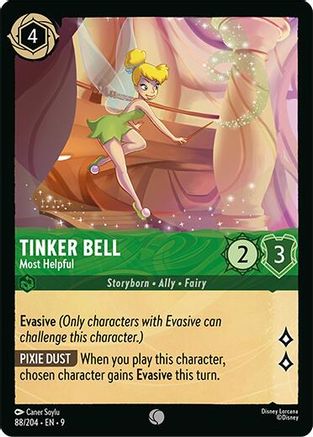 Tinker Bell - Most Helpful (88/204) [Fabled] Cold Foil - Deck Out Gaming
