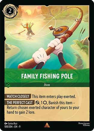 Family Fishing Pole (100/204) [Fabled] - Deck Out Gaming