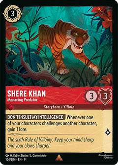 Shere Khan - Menacing Predator (104/204) [Fabled] Cold Foil - Deck Out Gaming
