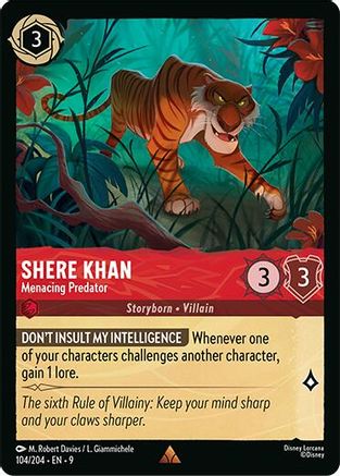 Shere Khan - Menacing Predator (104/204) [Fabled] - Deck Out Gaming