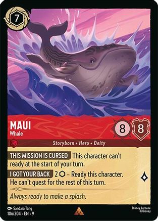 Maui - Whale (106/204) [Fabled] Cold Foil - Deck Out Gaming