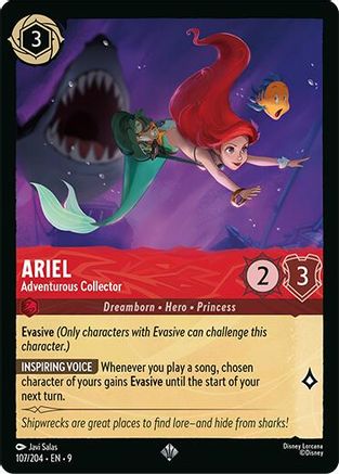 Ariel - Adventurous Collector (107/204) [Fabled] - Deck Out Gaming