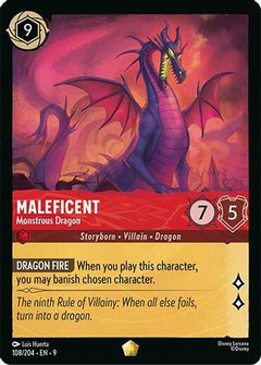 Maleficent - Monstrous Dragon (108/204) [Fabled] - Deck Out Gaming