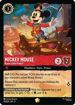 Mickey Mouse - Brave Little Prince (111/204) [Fabled] Cold Foil - Deck Out Gaming