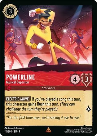 Powerline - Musical Superstar (117/204) [Fabled] Cold Foil - Deck Out Gaming