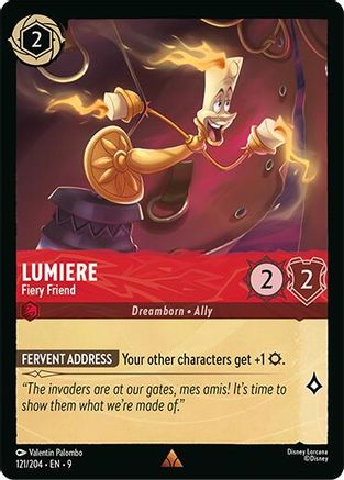 Lumiere - Fiery Friend (121/204) [Fabled] - Deck Out Gaming