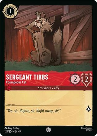 Sergeant Tibbs - Courageous Cat (128/204) [Fabled] - Deck Out Gaming