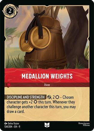 Medallion Weights (134/204) [Fabled] Cold Foil - Deck Out Gaming