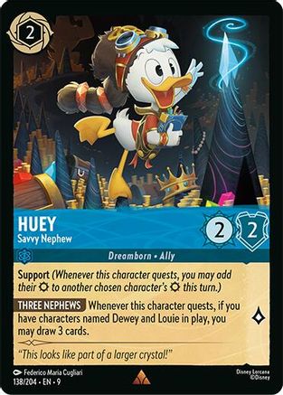 Huey - Savvy Nephew (138/204) [Fabled] Cold Foil - Deck Out Gaming