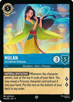 Mulan - Considerate Diplomat (142/204) [Fabled] Cold Foil - Deck Out Gaming