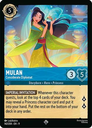 Mulan - Considerate Diplomat (142/204) [Fabled] - Deck Out Gaming