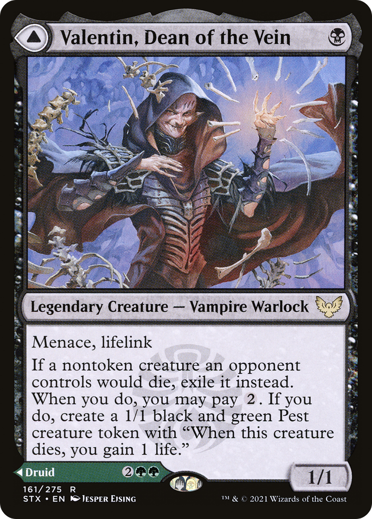 Valentin, Dean of the Vein (161) [Strixhaven: School of Mages] foil - Deck Out Gaming