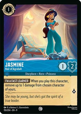 Jasmine - Heir of Agrabah (155/204) [Fabled] Cold Foil - Deck Out Gaming