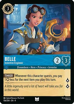 Belle - Inventive Engineer (156/204) [Fabled] - Deck Out Gaming