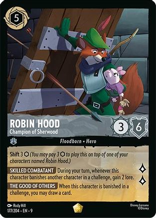Robin Hood - Champion of Sherwood (177/204) [Fabled] Cold Foil - Deck Out Gaming