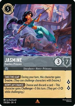 Jasmine - Fearless Princess (178/204) [Fabled] Cold Foil - Deck Out Gaming