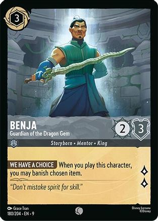 Benja - Guardian of the Dragon Gem (180/204) [Fabled] - Deck Out Gaming