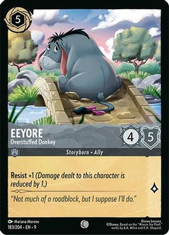 Eeyore - Overstuffed Donkey (183/204) [Fabled] Cold Foil - Deck Out Gaming