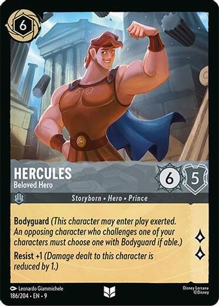 Hercules - Beloved Hero (186/204) [Fabled] - Deck Out Gaming