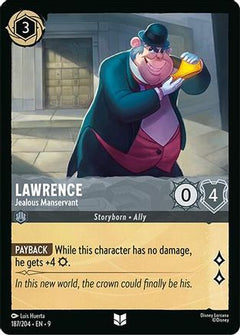 Lawrence - Jealous Manservant (187/204) [Fabled] Cold Foil - Deck Out Gaming