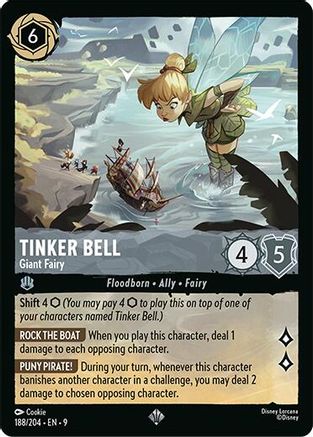 Tinker Bell - Giant Fairy (188/204) [Fabled] - Deck Out Gaming