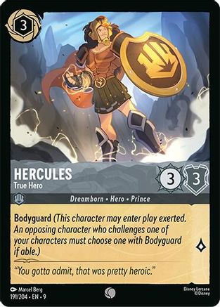 Hercules - True Hero (191/204) [Fabled] Cold Foil - Deck Out Gaming