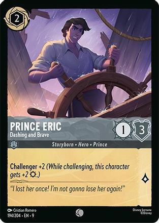 Prince Eric - Dashing and Brave (194/204) [Fabled] - Deck Out Gaming