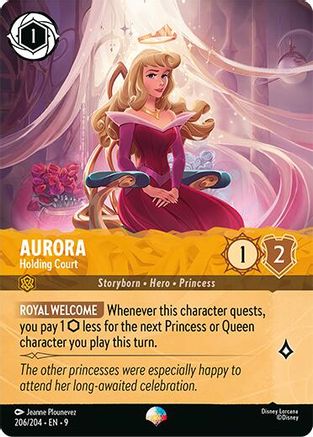 Aurora - Holding Court (Epic) (206/204) [Fabled] Holofoil - Deck Out Gaming