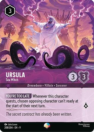 Ursula - Sea Witch (Epic) (208/204) [Fabled] Holofoil - Deck Out Gaming