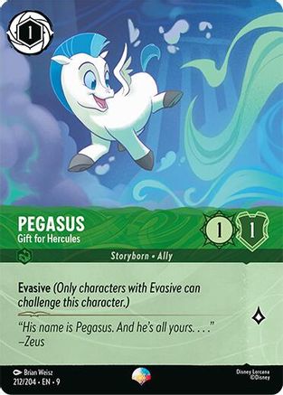 Pegasus - Gift for Hercules (Epic) (212/204) [Fabled] Holofoil - Deck Out Gaming