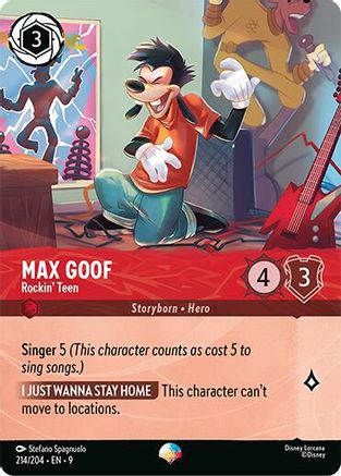 Max Goof - Rockin' Teen (Epic) (214/204) [Fabled] Holofoil - Deck Out Gaming
